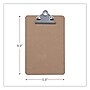 Universal® Hardboard Clipboard, 3/4" Capacity, 5 x 8 Sheets, Brown, 3/Pack~#|#~E311DE47-8521-43A4-B148E9CB111C8FE0_sc7