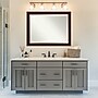 Amanti Art Coffee Bean Brown Frame Wall Mirror, 35.25" x 45.25" (A42674960989)~#|#~E313B635-88CE-45DE-871640ED6BB86213_sc7