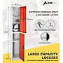 AdirOffice 72'' 2-Tier Red Storage Locker, 2/Pack (629-202-RED-2PK)~#|#~E3144C5F-DAC6-4CBD-9AD32B3CA8B15C5A_sc7