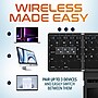 Delton F92 Foldable Portable Wireless Keyboard with Touchpad, Black (DKBF92)~#|#~E315F47B-A9AA-4524-97ADD5D120FDE6CF_sc7