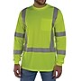 GloWear 8368 High Visibility Long Sleeve T-Shirt, ANSI Type R Class 3, Lime, 5XL (22059)~#|#~E31B6F61-1E85-4383-B875D45866CE50FC_sc7
