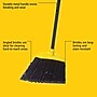 Rubbermaid 10" Jumbo Smooth Sweep Angled Broom with Black Flagged Bristles and 48" Handle , 6/CT (FG638906BLA)~#|#~E347CEE0-3CB5-437F-B7921B4ED7140267_sc7