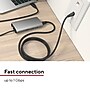Staples TECH Cat 6 Ethernet Cable, 7 ft, Black, High-Speed Network Patch Cord, RJ45 Male to Male for Router/PC~#|#~E349E2B5-B860-4294-836A4BBB1A08A32F_sc7