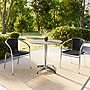 Flash Furniture Lila Indoor-Outdoor 31.5'' Round Table Set with 2 Rattan Chairs, Black (TLH32RD020BKCH2)~#|#~E363CD76-B477-4B31-BB019494826C5FFB_sc7