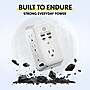 Overtime S90 11-in-1 Wall Outlet Extender Surge Protector with 7 AC Outlets and 4 USB Ports, White (OTWP7OS90)~#|#~E36C0BFB-2915-440A-AE22D05B940A18C0_sc7