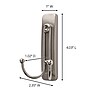 Command Large Hook, 4 lb., Brushed Nickel (17036BN-ES)~#|#~E370B30B-22E5-4EDC-938BE926DABAC398_sc7