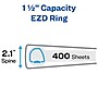 Avery 1 1/2" 3-Ring View Binders, D-Ring, White, 12/Pack (09401CT)~#|#~E3799C81-D081-458C-B3F45C02153601CB_sc7
