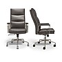 Staples® Shelton Ergonomic Leather Swivel Manager Chair, Gray (HG-70081)~#|#~E38055E1-A269-41AB-A49AA46669CD08F1_sc7