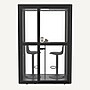 FlexiSpot WorkCube Series Sound Absorbing 2 Person Privacy Booth, Black (EP2FB-KIT)~#|#~E384A6C7-F081-4BB9-95942475F6313B88_sc7
