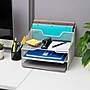 Mind Reader Metal Desktop Organizer Vertical File Holder Paper Letter Tray, White (MESHBOX5-WHT)~#|#~E3A7918C-3D6B-4B88-AB821B7D51451293_sc7