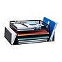 Mind Reader Metal Desktop Organizer Letter Tray, 16.75"L x 9.15"W x 6"H, Black  (4TSIDE2-BLK)~#|#~E3A85A0D-6E45-49F8-B69C143186EA15AB_sc7