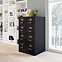 Staples 4-Drawer Vertical File Cabinet, Letter Size, Lockable, 51.97"H x 14.9"W x 26.5"D, Black (59603/25411)~#|#~E3BAFCE9-92E9-4C54-966CCC5EF28F5DCF_sc7