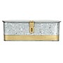 Storied Home Decorative Metal Boxes with Hinged Lid, Silver, 3/Pack (EC1658)~#|#~E3C66EC5-7920-4A12-95C4684CDD5E9661_sc7