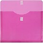 JAM Paper Premium Plastic Document File, Letter, Fuchsia Pink, 3/Pack (218V1FUX3)~#|#~E3C83C34-BF4A-4876-9DA7A1F48E1F9118_sc7