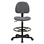Flash Furniture Fabric Drafting Chair, Gray (BT-659-GRY-GG)~#|#~E3DE3098-BBBF-4950-988039D1D63AD332_sc7