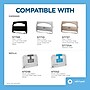 Georgia-Pacific Safe-T-Gard Toilet Seat Cover Dispenser, Half-fold, Black, 10/Carton (57748)~#|#~E3F10C4F-8D61-4DE0-819AB03714CCAE5A_sc7