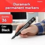 Staples Tank Permanent Markers, Chisel Tip, Black, 36 Pack – Duramark Bold Ink Markers for High‑Volume Labeling & Warehouses~#|#~E3F19FC3-3496-4C6B-99889A229813F798_sc7