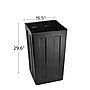 Alpine Industries Trash Can Rigid Bin Liner, Black (ALPA01)~#|#~E401445C-7704-499F-91F04001DD824647_sc7