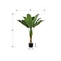 Monarch Specialties Inc. 43" Artificial Banana Tree in Pot (I 9567)~#|#~E4123A5F-3316-4EC2-BE40513B4D5B4476_sc7
