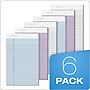TOPS Prism Notepad, 8.5" x 11.75", Wide Ruled, Assorted, 50 Sheets/Pad, 6 Pads/Pack (TOP63116)~#|#~E42A4A62-734A-4826-98459BAFCE80ED64_sc7