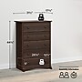 Prepac Fremont 44.75" 5-Drawer Chest, Espresso (EDC-3345-K)~#|#~E4360B4A-58DF-4139-9BA7DE577A06A2CC_sc7