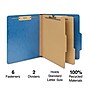 Staples Moisture Resistant Classification Folder, 2-Dividers, 2.5" Expansion, Letter Size, Dark Blue, 10/Box (TR614641)~#|#~E43C1062-BC95-430B-823A0C85842AC403_sc7