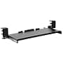 Mount-It! Clamp-On Under Desk Keyboard and Mouse Drawer Platform, Black (MI-7143)~#|#~E445CBE7-F11F-428D-8CE4D0AFE909B4E0_sc7