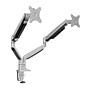 Mount-lt! Adjustable Dual Arms Monitor Desk Mount, Up to 32" Monitors, Silver (MI-1772)~#|#~E45F2437-A0B0-4243-B0BDFFA1CFF020A1_sc7
