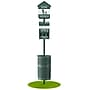 Furloo Steel Outdoor Pet Waste Station Kit with Roll Bag Dispenser, 11.5 Gallon, Green (FLO1R-S-G)~#|#~E46190E7-A059-4BC5-97C4ACA59CB29C6C_sc7