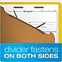 Pendaflex Pressboard Classification Folder, 1-Dividers, 1 3/4" Expansion, Letter Size, Yellow, 10/Box (23734)~#|#~E4694A25-1291-4BD8-9E9A9FB6705A6E38_sc7