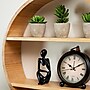 Mind Reader 2-Shelf Wall Decor Circular Floating Shelves, Brown (WWALLCIR-BRN)~#|#~E46DF919-F356-4C40-9C428BDF73DEA39F_sc7