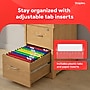 Staples Hanging File Folders, Letter Size, Assorted Colors, Water‑Resistant, 5‑Tab, Includes Tabs & Inserts – 20/Pack~#|#~E47CD13B-AC86-4795-A4A95A14F78708B7_sc7