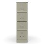 Staples Commercial 4-Drawer Vertical File Cabinet, Letter Size, Lockable, 51.97"H x 14.9"W x 26.5"D, Putty (59597/25410)~#|#~E485D1C3-F346-4119-9068A35CA95FBFC7_sc7