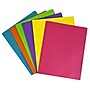 JAM Paper POP 2-Pocket Plastic Folders with Metal Prong Fasteners, Assorted Fashion Colors, 6/Pack (382ECFASSRT)~#|#~E48D1550-9487-4AFD-A94E1A32D00A37DB_sc7