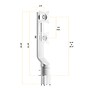Mount-It! MedHub Full-Motion Swivel Monitor Mount for Mobile Medical Carts, 17"-32" Screens, 17.6 lbs. Capacity (MI-16005SW)~#|#~E4A730D7-6EAD-416D-975B55958DC1E30F_sc7