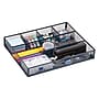 Staples 6-Compartment Metal Mesh Drawer Organizer, Navy Blue (ST63847)~#|#~E4A79325-4C06-4487-ABC5884945C15060_sc7