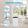 Coby 115-Volt 12,000 BTU (8,150 BTU DOE) Portable Air Conditioner, with Remote, White (CBPAC815H)~#|#~E4AFC984-58BA-46AE-9193B3682D0CBA21_sc7