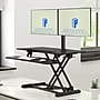 FlexiSpot Adjustable Dual Monitor Arm Mount for Sit-Stand Riser, Up To 30" Monitor, Black (D1D-E)~#|#~E4C66BFB-9EB4-4151-AE8F15BB57BB4AF7_sc7