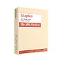 Staples 110 lb. Cardstock Paper, 8.5" x 11", Ivory, 250 Sheets/Ream (49703)~#|#~E4FB987F-F2A5-40B7-9BFBAAAADF027935_sc7