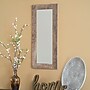 Household Essentials 12.5" Rectangular Wall Mirror with Distressed Gray Woodgrain Frame, Ashwood (HH8078-1)~#|#~E542168B-5B39-473C-98424E3C814BA194_sc7