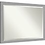 Amanti Art Brushed Nickel Frame Wall Mirror, 33.5" x 43.5" (A42674593696)~#|#~E54CFCC1-19E6-4ECD-AE8C097949350C76_sc7