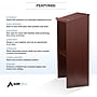 AdirOffice 46" Speaker Podium Lectern, Mahogany (661-01-BLK-PKG)~#|#~E54D665D-2120-4CDA-887A03346A688045_sc7