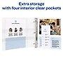 Avery Durable 1 1/2" 3-Ring View Binders, D-Ring, White (09401)~#|#~E55CDDAC-F6B7-438E-8C467FEC5B417775_sc7