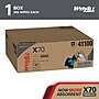 WypAll PowerClean X70 Cloths, 14.9" x 16.6", White, 300 Sheets/Box (41100)~#|#~E56D58B0-D7D9-4303-8A29A81995A7B8A7_sc7