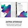 Samsill Economy Junior 1 Inch View 3 Ring Binder - White 6 Pack (SAMMP28507)~#|#~E57275A3-ABC0-455F-8F1BE6F124A2083A_sc7