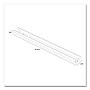 Alera Two Row Hangrails for Alera 30" and 36" Wide Lateral Files, Aluminum, 4/Pack~#|#~E582A5BB-E02C-431C-A9FCA8B2F5CEDE61_sc7