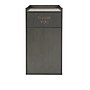 Alpine Industries Wood Trash Can Enclosure with Tray Top, 40 Gallon, Black (476-BLK)~#|#~E58FCFA8-C66A-4E4A-A9785C253B3E97FF_sc7