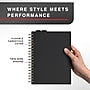 Staples Pro120 Elite™ Flexible Cover Notebook, 6.5" x 9.5", Narrow Ruled, 90 Sheets, Black (ST63369)~#|#~E5B89E2A-8D2D-4386-9163DB547370BB17_sc7