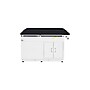 Viva Comfort Pediatric Exam Table with Step Stool & Storage, 500 lbs. Capacity, Black (996-09-PMB-BLK)~#|#~E5D8C863-ED37-47CC-ADA8848CB77E6530_sc7