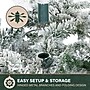 Fraser Hill Farm 7.5' Flocked Mountain Pine Artificial Christmas Tree (FFMP075-0SN)~#|#~E5E01F1D-5398-476E-AA6ACCBAB912DC23_sc7